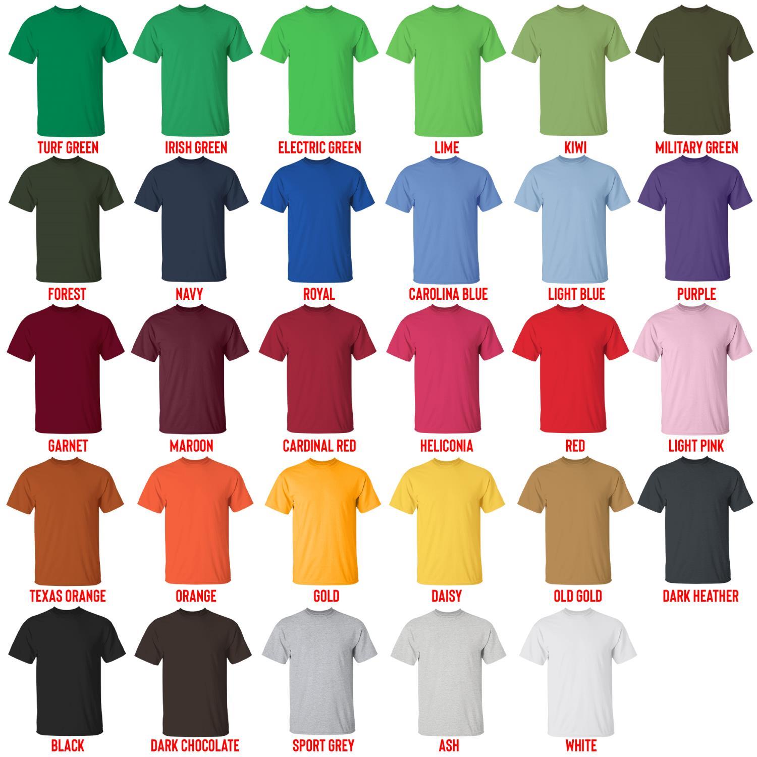 t shirt color chart - Limbus Company Merch