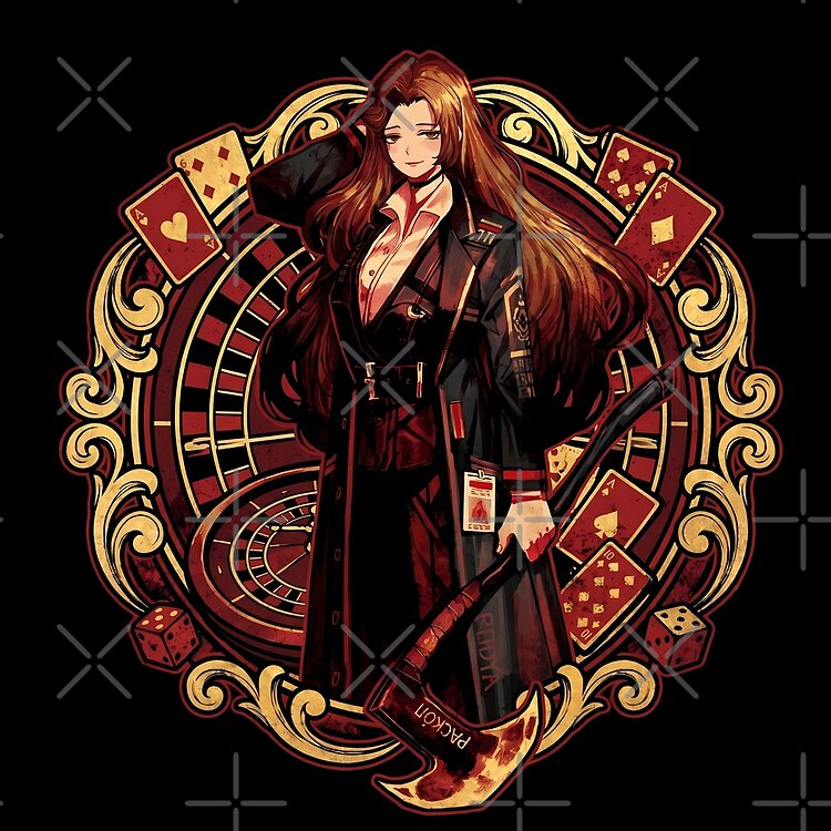 Limbus Company Rodion Roulette Emblem Anime Gaming Tee Tote Bag - Image 2