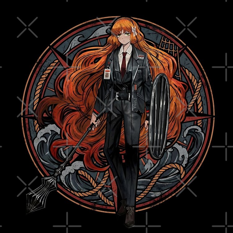 Limbus Company Ishmael Storm Anime Gaming Graphic Tee Tote Bag - Image 2