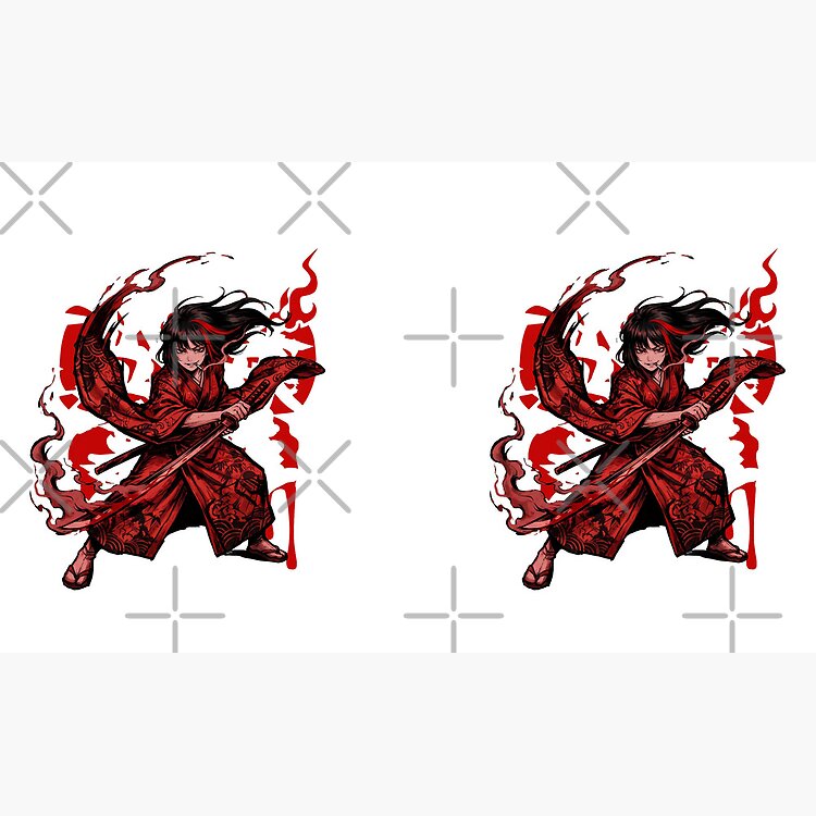 Limbus Company Ryoshu Red Ink Slash Anime Gaming Tee Mug - Image 2