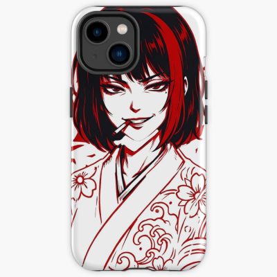 Limbus Company Ryoshu Cigarette Portrait Anime Gaming Tee Iphone Case