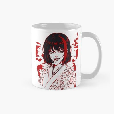 Limbus Company Ryoshu Cigarette Portrait Anime Gaming Tee Mug