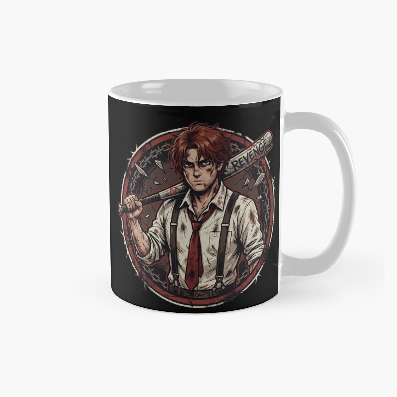 Limbus Company Heathcliff Revenge Emblem Anime Gaming Tee Mug
