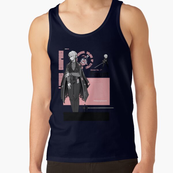 Limbus Company Faust Minimalist Print Tank Top