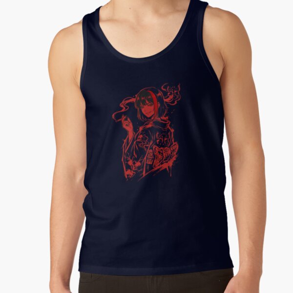 Limbus Company Ryoshu Ink Wash Anime Gaming Graphic Tee Tank Top - Image 5