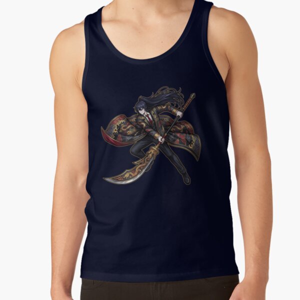 Limbus Company Hong Lu Portrait Anime Gaming Graphic Tee Tank Top - Image 5
