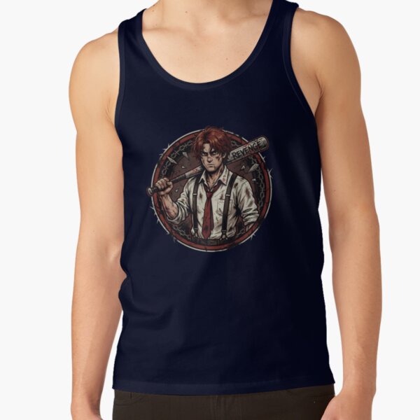 Limbus Company Heathcliff Revenge Emblem Anime Gaming Tee Tank Top - Image 5