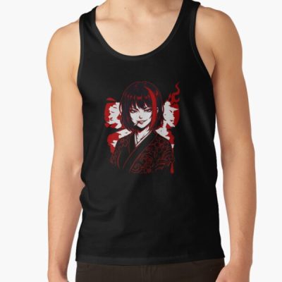 Limbus Company Ryoshu Cigarette Portrait Anime Gaming Tee Tank Top