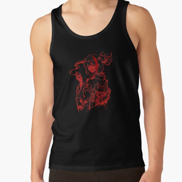 Limbus Company Ryoshu Ink Wash Anime Gaming Graphic Tee Tank Top
