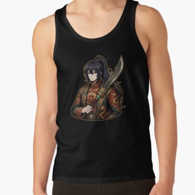 Limbus Company Hong Lu Standing Anime Gaming Graphic Tee Tank Top