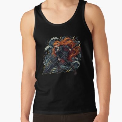 Limbus Company Ishmael Harpoon Waves Anime Gaming Tee Tank Top