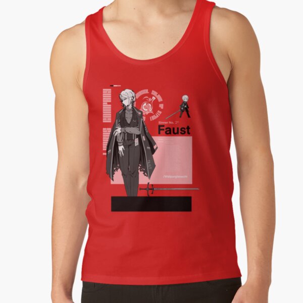Limbus Company Faust Minimalist Print Tank Top - Image 5
