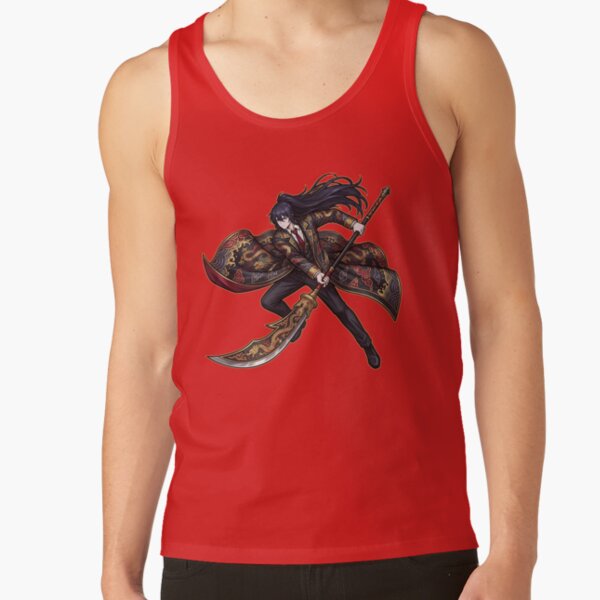 Limbus Company Hong Lu Portrait Anime Gaming Graphic Tee Tank Top - Image 4