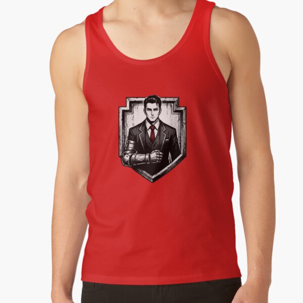 Limbus Company Meursault Crest Emblem Anime Gaming Tee Tank Top - Image 4