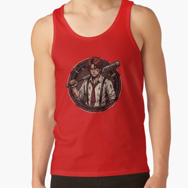 Limbus Company Heathcliff Revenge Emblem Anime Gaming Tee Tank Top - Image 4