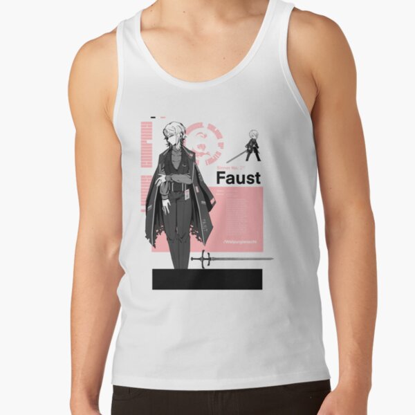 Limbus Company Faust Minimalist Print Tank Top - Image 2