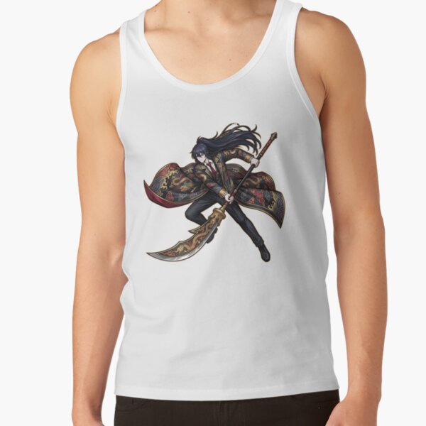 Limbus Company Hong Lu Portrait Anime Gaming Graphic Tee Tank Top - Image 2
