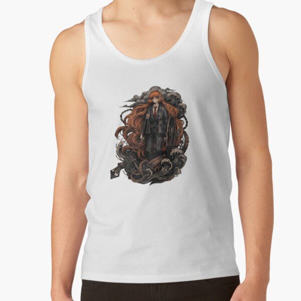 Limbus Company Rodion Cards Anime Gaming Graphic Tee Tank Top - Image 2