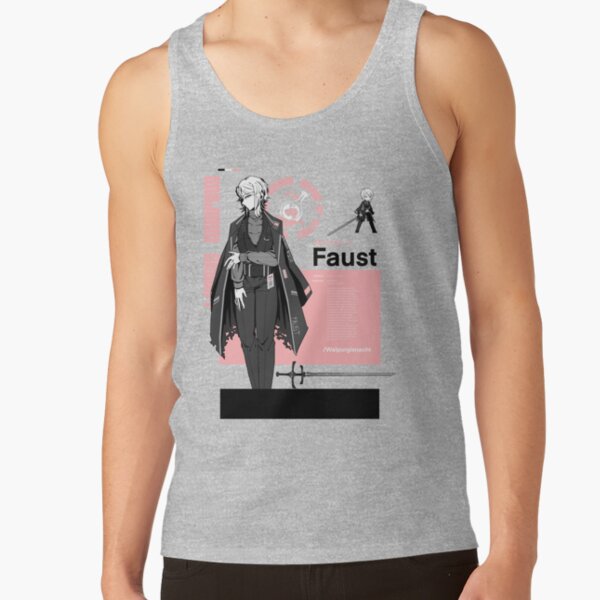Limbus Company Faust Minimalist Print Tank Top - Image 4