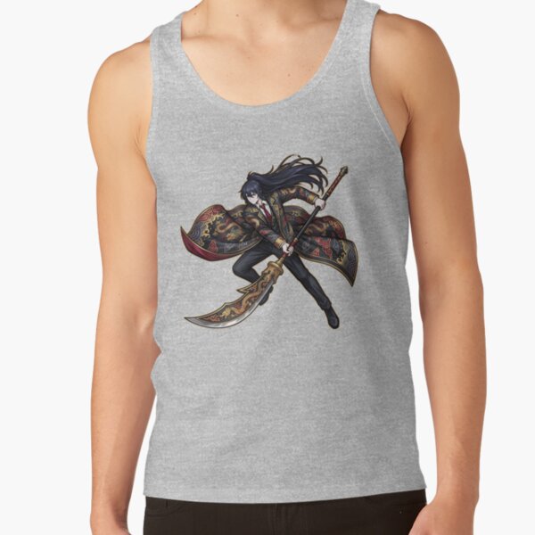 Limbus Company Hong Lu Portrait Anime Gaming Graphic Tee Tank Top - Image 3