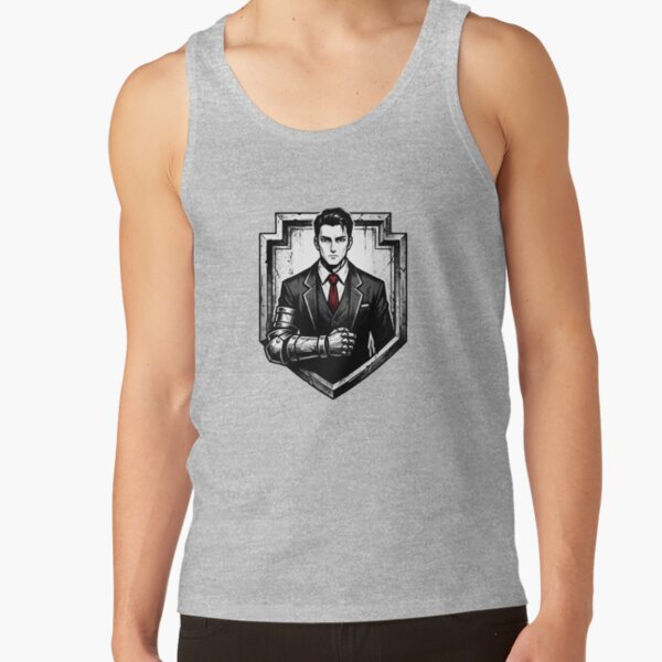 Limbus Company Meursault Crest Emblem Anime Gaming Tee Tank Top - Image 3