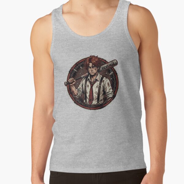 Limbus Company Heathcliff Revenge Emblem Anime Gaming Tee Tank Top - Image 3