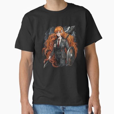 Limbus Company Ishmael Shield Anime Gaming Graphic Tee T-shirt
