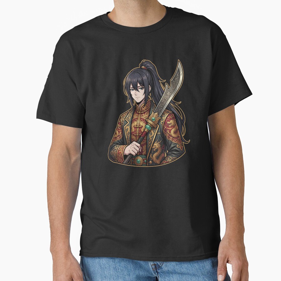 Limbus Company Hong Lu Standing Anime Gaming Graphic Tee T-shirt