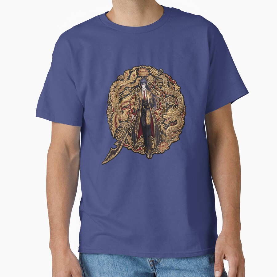 Limbus Company Hong Lu Dragon Emblem Anime Gaming Tee T-shirt - Image 4