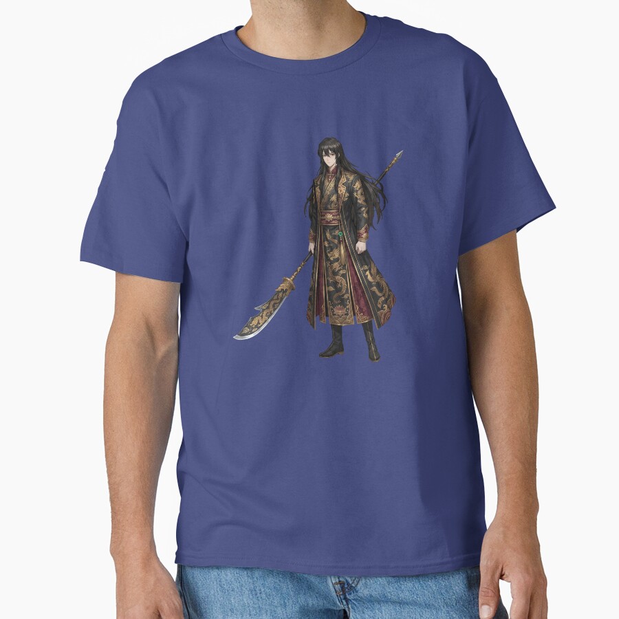 Limbus Company Hong Lu Glaive Battle Anime Gaming Tee T-shirt - Image 4