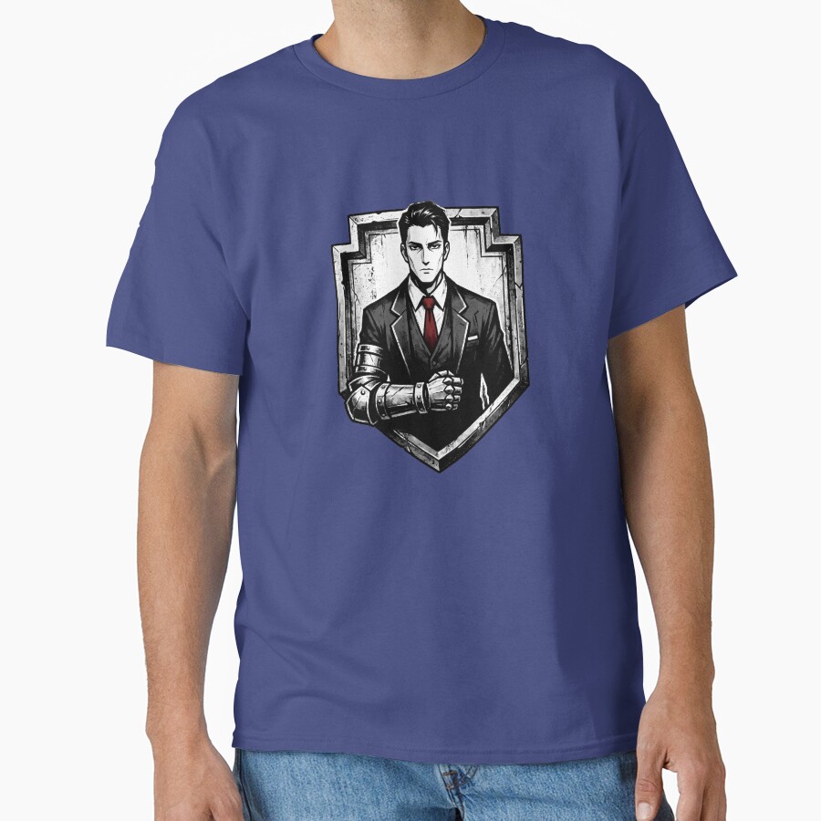 Limbus Company Meursault Crest Emblem Anime Gaming Tee T-shirt - Image 5