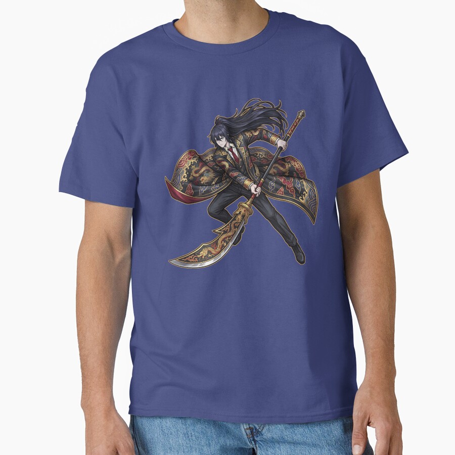 Limbus Company Hong Lu Portrait Anime Gaming Graphic Tee T-shirt - Image 4