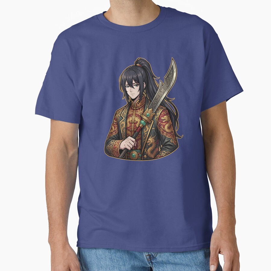 Limbus Company Hong Lu Standing Anime Gaming Graphic Tee T-shirt - Image 4