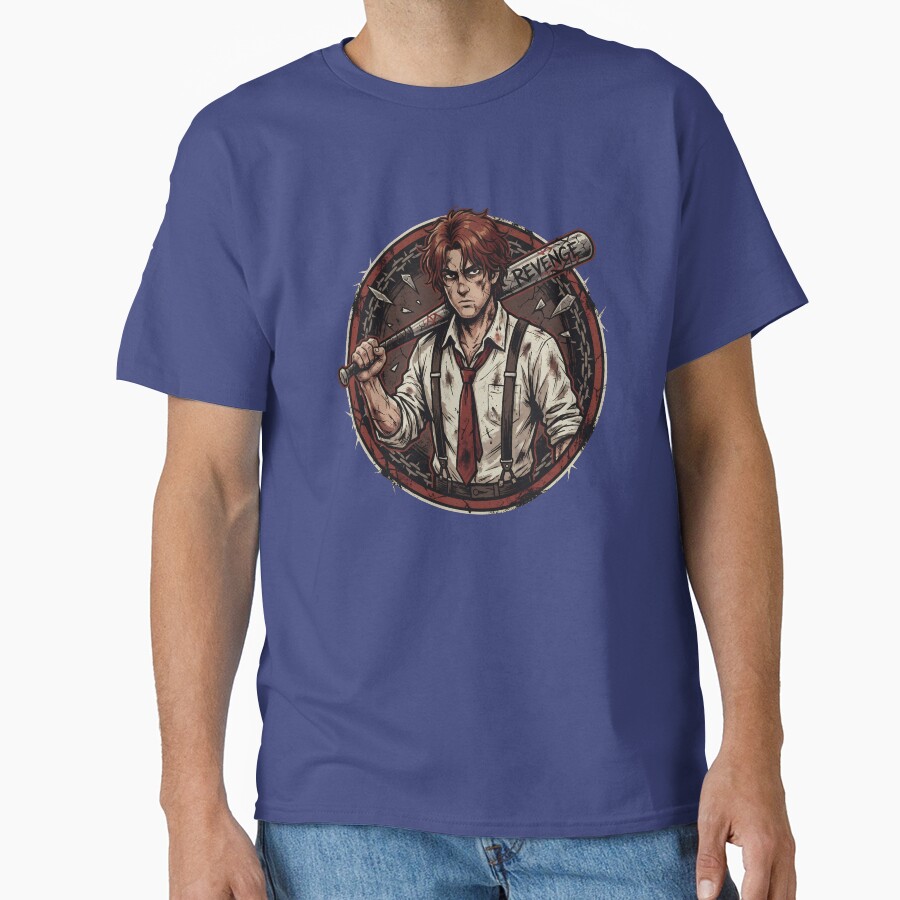 Limbus Company Heathcliff Revenge Emblem Anime Gaming Tee T-shirt - Image 4