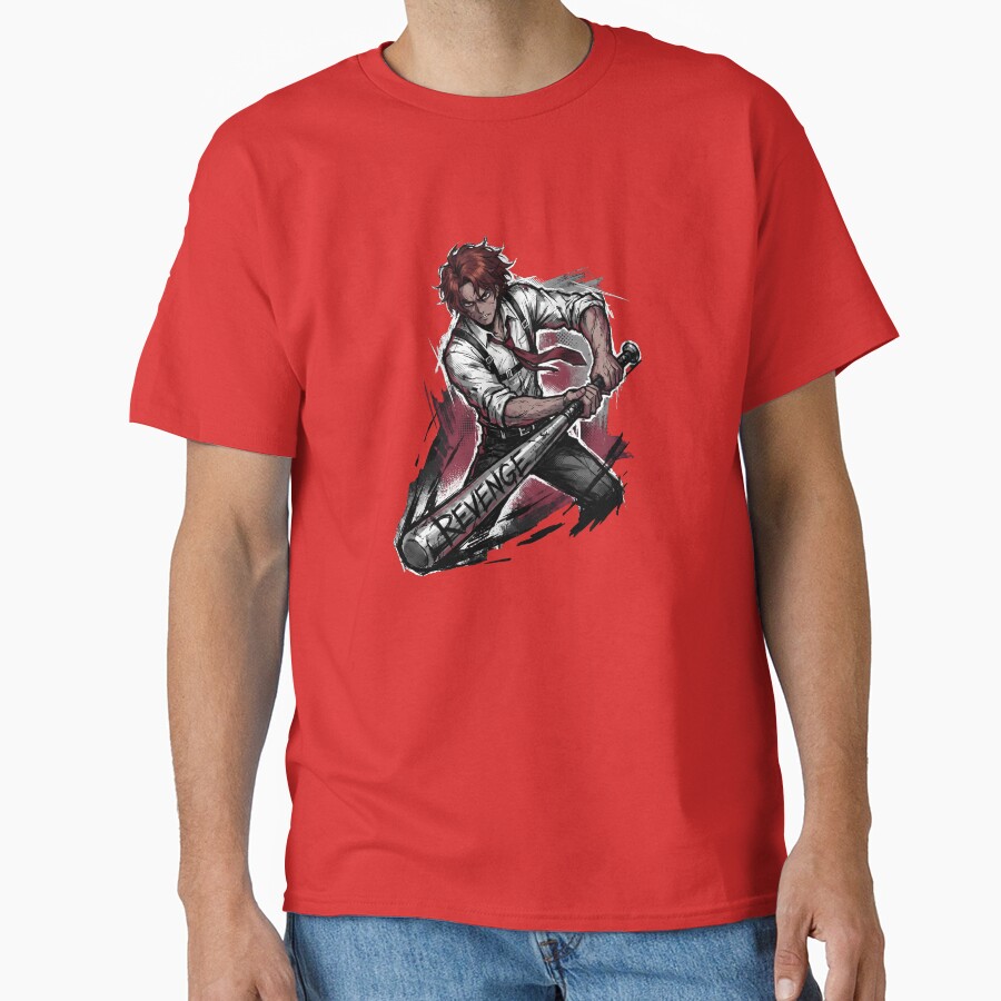 Limbus Company Heathcliff Revenge Swing Anime Gaming Tee T-shirt - Image 5