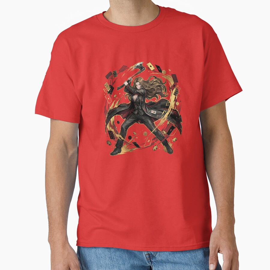 Limbus Company Rodion Gamble Anime Gaming Graphic Tee T-shirt - Image 5