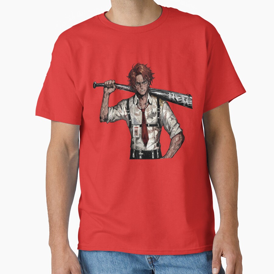 Limbus Company Heathcliff Portrait Anime Gaming Graphic Tee T-shirt - Image 5