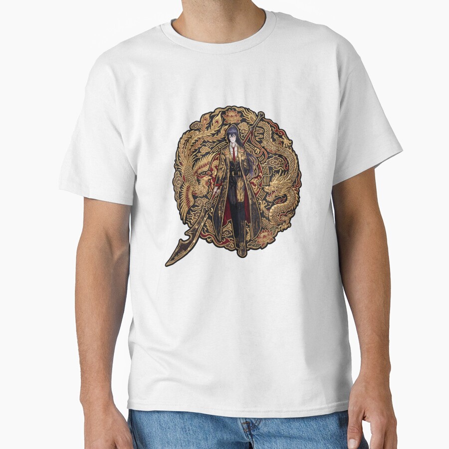 Limbus Company Hong Lu Dragon Emblem Anime Gaming Tee T-shirt - Image 2