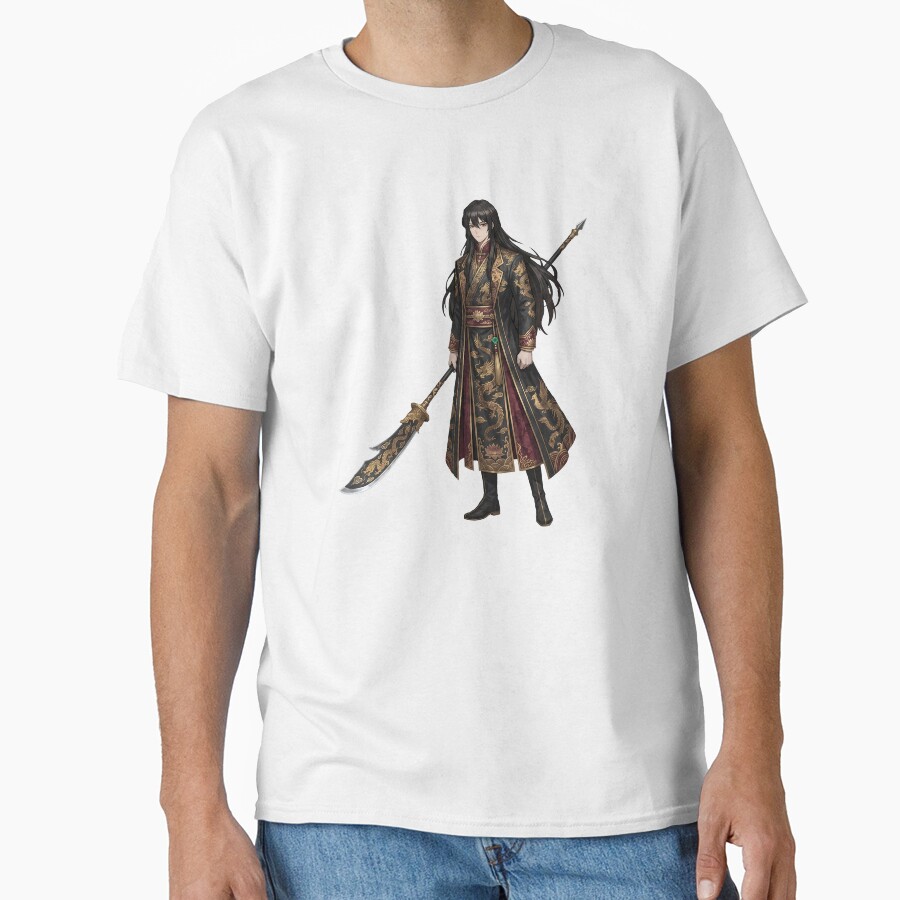Limbus Company Hong Lu Glaive Battle Anime Gaming Tee T-shirt - Image 2