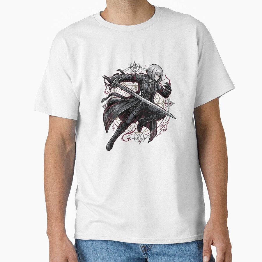 Limbus Company Faust Battle Anime Gaming Graphic Tee T-shirt - Image 2
