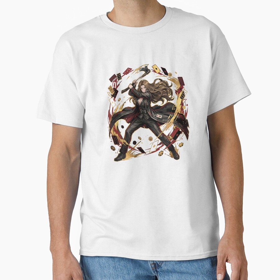 Limbus Company Rodion Gamble Anime Gaming Graphic Tee T-shirt