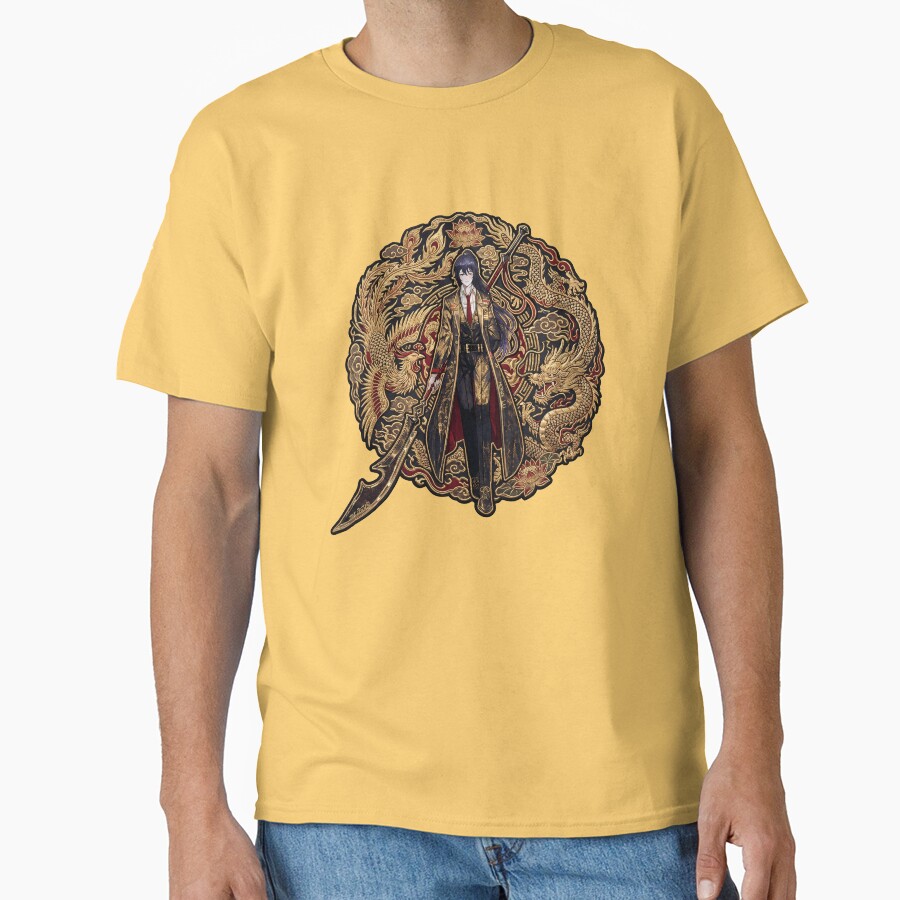 Limbus Company Hong Lu Dragon Emblem Anime Gaming Tee T-shirt - Image 6