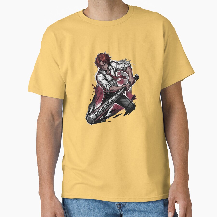 Limbus Company Heathcliff Revenge Swing Anime Gaming Tee T-shirt - Image 6