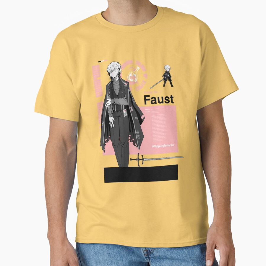 Limbus Company Faust Minimalist Print T-shirt - Image 6