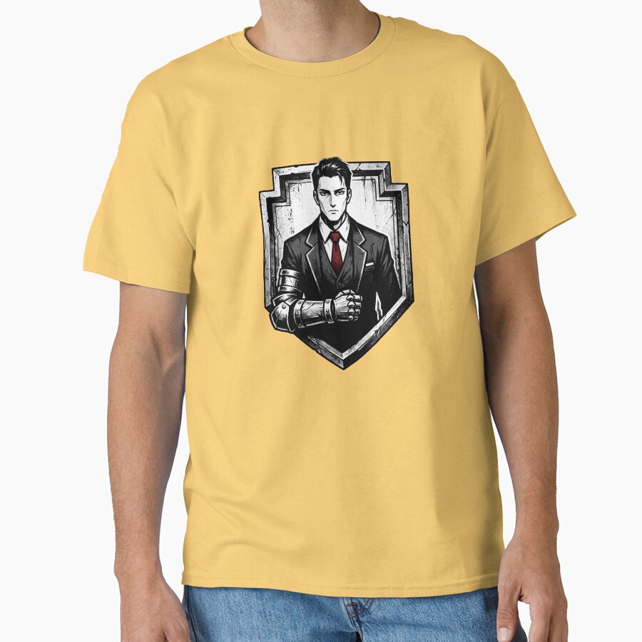 Limbus Company Meursault Crest Emblem Anime Gaming Tee T-shirt