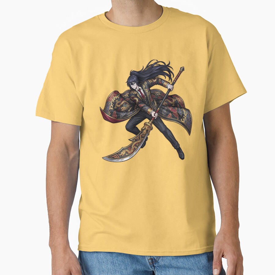 Limbus Company Hong Lu Portrait Anime Gaming Graphic Tee T-shirt - Image 6