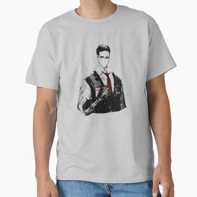 Limbus Company Meursault Portrait Anime Gaming Graphic Tee T-shirt