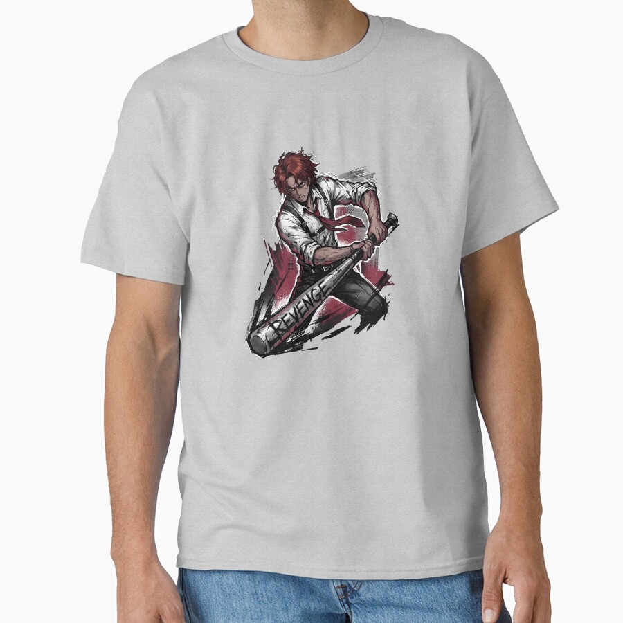 Limbus Company Heathcliff Revenge Swing Anime Gaming Tee T-shirt - Image 3