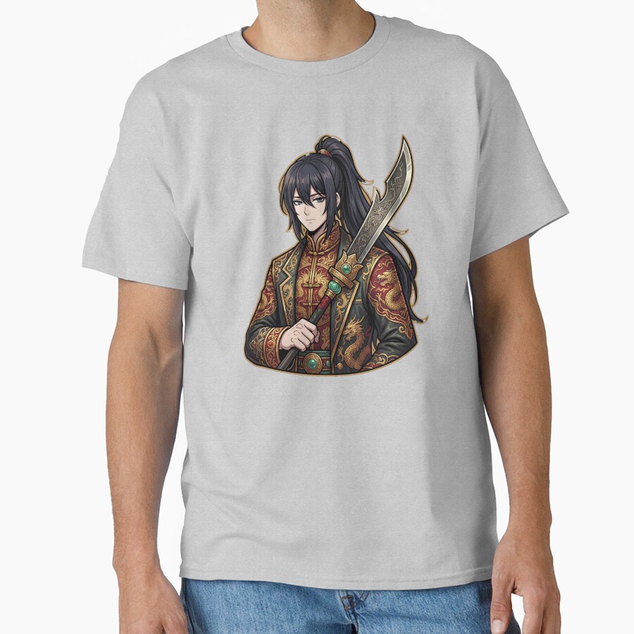 Limbus Company Hong Lu Standing Anime Gaming Graphic Tee T-shirt - Image 3
