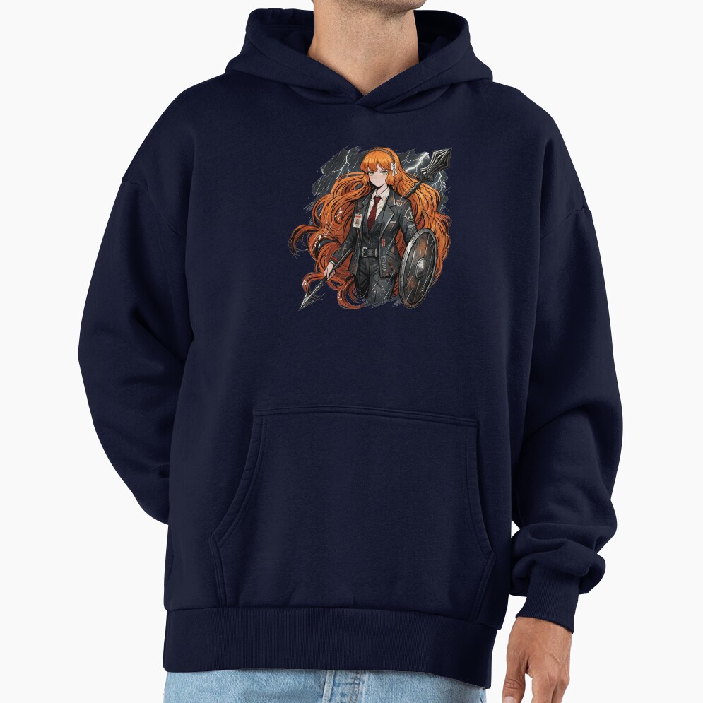 Limbus Company Ishmael Shield Anime Gaming Graphic Tee Hoodie - Image 5